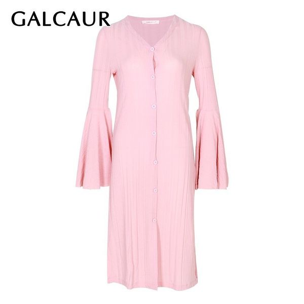 galcaur elegant solid women dress v neck flare sleeve high waist slim long dresses female fashion clothes 2019 summer new, White
galcaur elegant solid women dress v neck flare sleeve high waist slim long dresses female fashion clothes 2019 summer new, White
