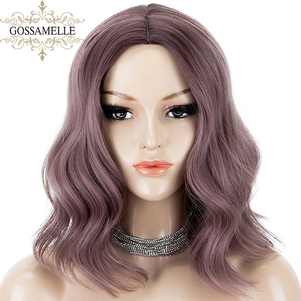 gossamelle bob wig short wavy hair synthetic wigs for women ash purple synthetic high temperature fiber african american, Black
gossamelle bob wig short wavy hair synthetic wigs for women ash purple synthetic high temperature fiber african american, Black