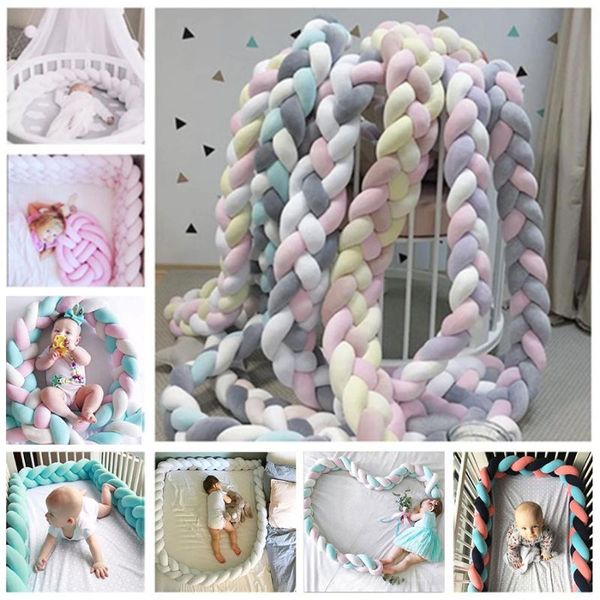 colorful newborn bumper comfortable children's bed protector long knotted braid pillow baby bed bumper in the crib infant room
colorful newborn bumper comfortable children's bed protector long knotted braid pillow baby bed bumper in the crib infant room