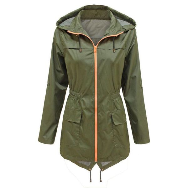 women's casual coat ladies outdoor slim waist waterproof windproof outwear x, Tan;black
women's casual coat ladies outdoor slim waist waterproof windproof outwear x, Tan;black