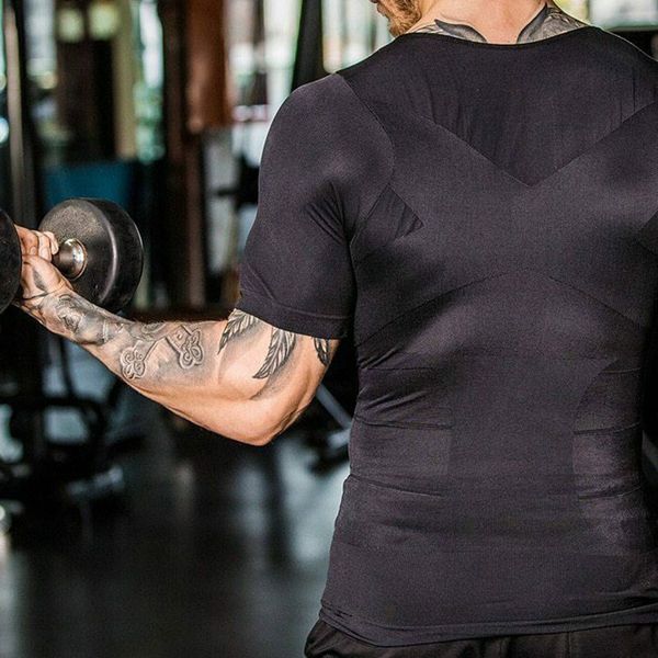 new men compression t-shirt body shaper slimming elastic muscle tank shapewear lmh66, Gray;blue
new men compression t-shirt body shaper slimming elastic muscle tank shapewear lmh66, Gray;blue