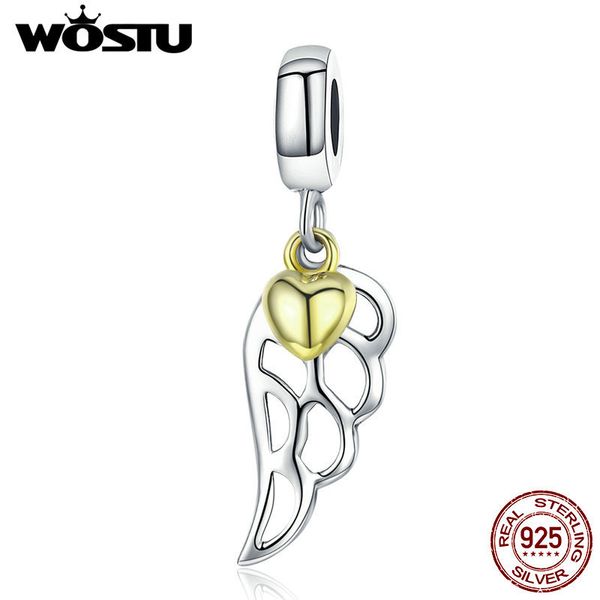 wostu 100% 925 серебрянных полые волшебные крыла симпатичных шариков для подвесного браслета аутентичных серебряных ювелирных изделий изгото, Bronze;silver 
wostu 100% 925 серебрянных полые волшебные крыла симпатичных шариков для подвесного браслета аутентичных серебряных ювелирных изделий изгото, Bronze;silver