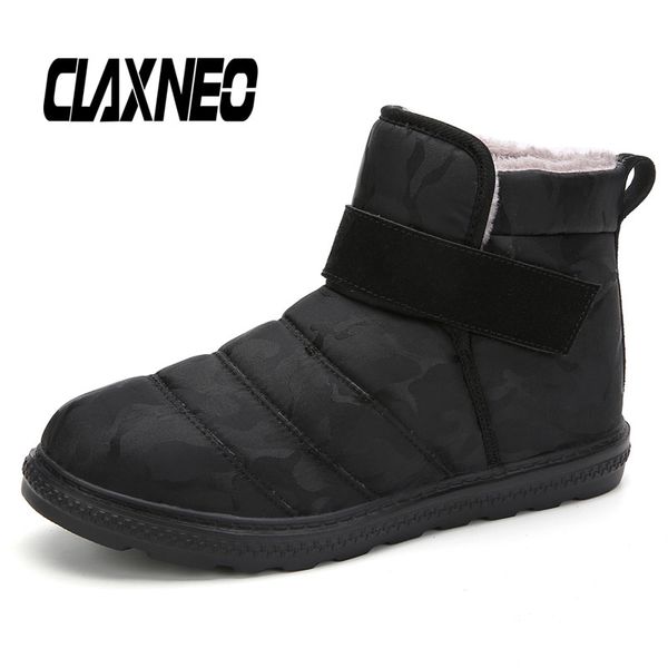 claxneo man winter boots fur warm snow shoes male boot plush waterproof casual shoe, Black
claxneo man winter boots fur warm snow shoes male boot plush waterproof casual shoe, Black