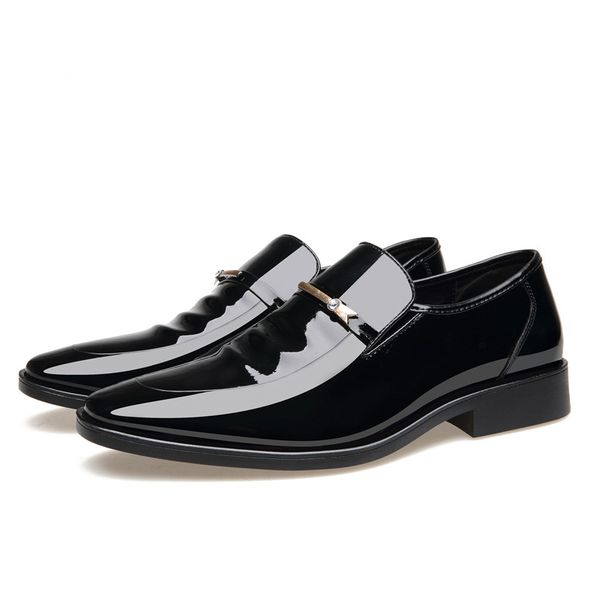 vintage design patent leather oxford shoes for men dress shoes men formal pointed toe business wedding shoes, Black
vintage design patent leather oxford shoes for men dress shoes men formal pointed toe business wedding shoes, Black