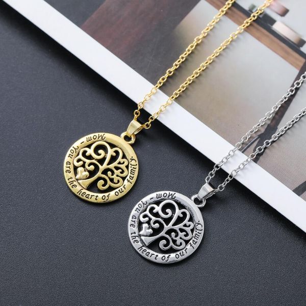 mom you are the heart of our family family tree of life chain necklace fashion pendant necklaces 6510, Silver
mom you are the heart of our family family tree of life chain necklace fashion pendant necklaces 6510, Silver
