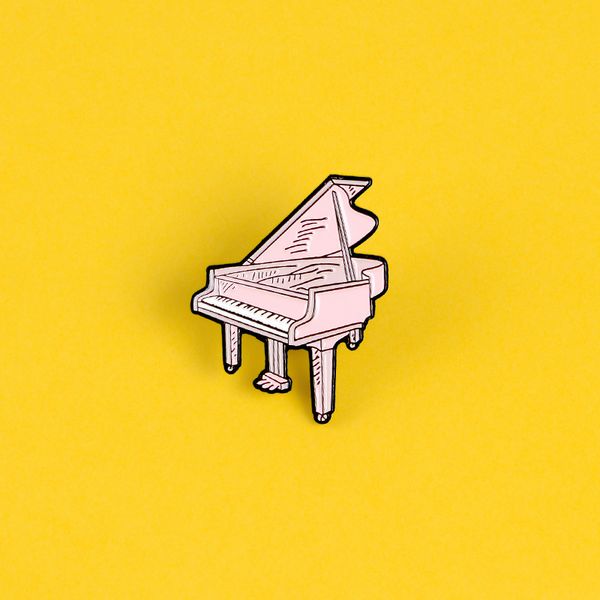 pink piano brooches pins music lover badges enamel pins backpack bag hat leather jackets fashion accessory gifts for musician, Gray
pink piano brooches pins music lover badges enamel pins backpack bag hat leather jackets fashion accessory gifts for musician, Gray