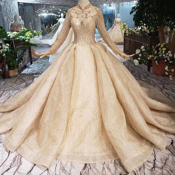 2019 design turkish wedding dresses crystal high neck detail applique wedding gowns illusion sleeve open keyhole back bridal gowns, White
2019 design turkish wedding dresses crystal high neck detail applique wedding gowns illusion sleeve open keyhole back bridal gowns, White