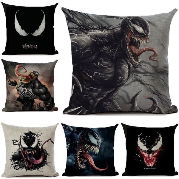 venom cushion cover linen throw pillows cover car sofa decorative pillowcase halloween home decoration cushion 45*45cm
venom cushion cover linen throw pillows cover car sofa decorative pillowcase halloween home decoration cushion 45*45cm