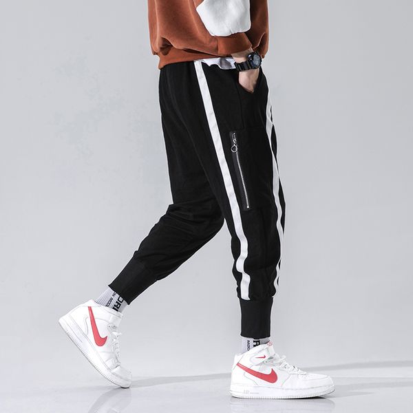 s-3xlfat big size middle school students spring and summer stitching beam foot sports pants male drawstring 9 points casual pan, Black
s-3xlfat big size middle school students spring and summer stitching beam foot sports pants male drawstring 9 points casual pan, Black