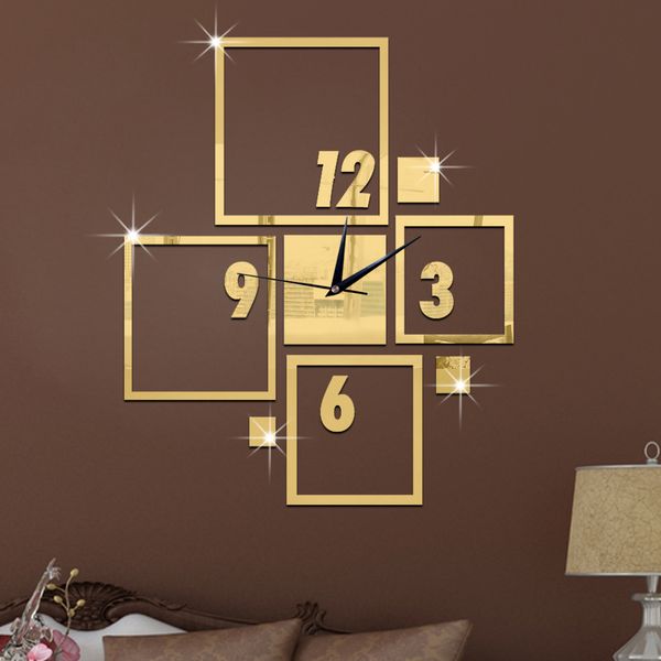 diy 3d clock wall clock creative living room bedroom fashion mirror mute clock
diy 3d clock wall clock creative living room bedroom fashion mirror mute clock