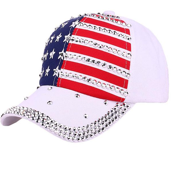 new women fashion sparkle rhinestone baseball cap casual sun american flag all seasons protection casual hat, Blue;gray
new women fashion sparkle rhinestone baseball cap casual sun american flag all seasons protection casual hat, Blue;gray