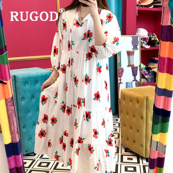 rugod korean chiffon women 2020 floral printed long maxi dresses female fashion puff sleeve lace up plus size summer dress, White;black
rugod korean chiffon women 2020 floral printed long maxi dresses female fashion puff sleeve lace up plus size summer dress, White;black