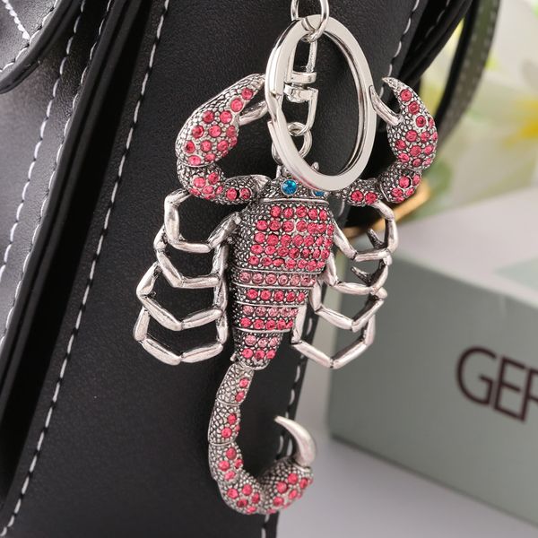 luyun poison scorpion creative metal rhinestone keychain key chains for car keys men/women decorative small pendant key ring, Silver
luyun poison scorpion creative metal rhinestone keychain key chains for car keys men/women decorative small pendant key ring, Silver
