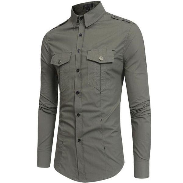 2019 new quality men's casual shirt fashion youth trend long solid color long sleeve shirt, White;black
2019 new quality men's casual shirt fashion youth trend long solid color long sleeve shirt, White;black