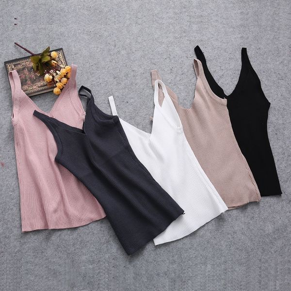 crop tank for women new women plain camisole double v neck vest slim tank drop shipping good quality, White
crop tank for women new women plain camisole double v neck vest slim tank drop shipping good quality, White