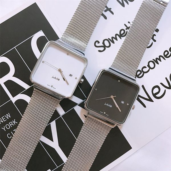 man watch men watches black white face fashion square quartz movement wristwatches 316 stainless steel reloj de lujo, Slivery;brown
man watch men watches black white face fashion square quartz movement wristwatches 316 stainless steel reloj de lujo, Slivery;brown