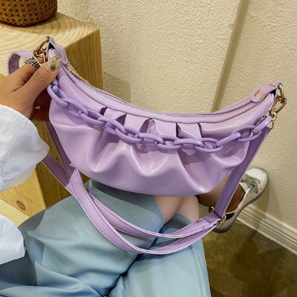 pu leather small bag 2020 new fashion messenger bag with acrylic chain fold shoulder underarm
pu leather small bag 2020 new fashion messenger bag with acrylic chain fold shoulder underarm