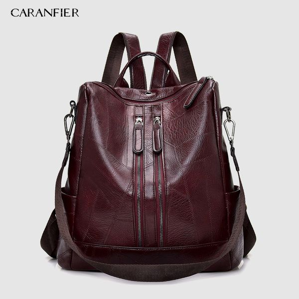caranfier 2019 women backpack youth leather backpacks for teenage girls female school shoulder bag bagpack mochila
caranfier 2019 women backpack youth leather backpacks for teenage girls female school shoulder bag bagpack mochila