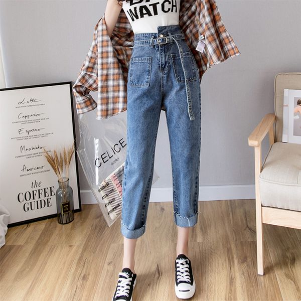 2019 women jean loose denim pants high waist jeans casual vintage jeans boyfriend mom light blue streetwear korean style
2019 women jean loose denim pants high waist jeans casual vintage jeans boyfriend mom light blue streetwear korean style