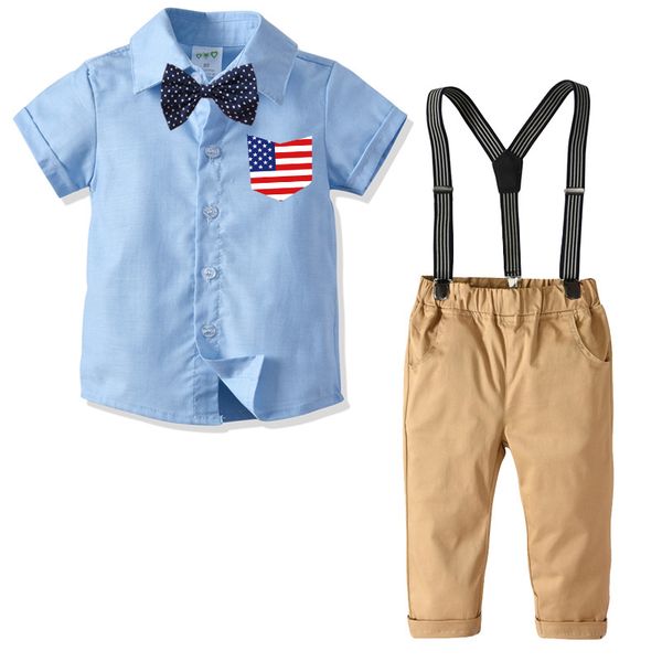 boys short sleeve shirt woven cotton bib pants baby boy zhou li performing dress set gentleman-
boys short sleeve shirt woven cotton bib pants baby boy zhou li performing dress set gentleman-