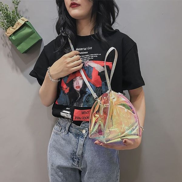 2020 new korean shoulder bag women's casual fashion triangle dumplings laser handbag
2020 new korean shoulder bag women's casual fashion triangle dumplings laser handbag