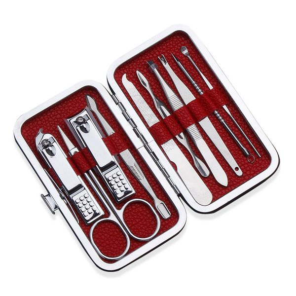 amsic 10pcs stainless steel nail clipper cutter trimmer manicure set nail clipper kit pedicure care tools black men grooming kit
amsic 10pcs stainless steel nail clipper cutter trimmer manicure set nail clipper kit pedicure care tools black men grooming kit