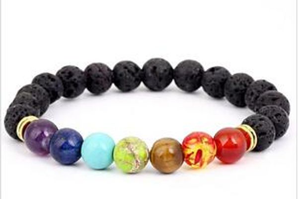 black lava volcanic stone 7 chakra bracelet,natural stone yoga bracelet,healing reiki prayer balance buddha beads bracelet
black lava volcanic stone 7 chakra bracelet,natural stone yoga bracelet,healing reiki prayer balance buddha beads bracelet