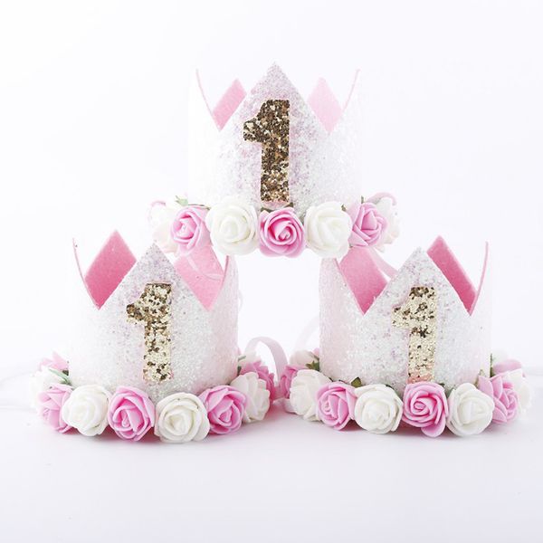 1 pcs cute baby girl boy birthday party hats i am one caps first birthday princess queen crown party decorations headband
1 pcs cute baby girl boy birthday party hats i am one caps first birthday princess queen crown party decorations headband