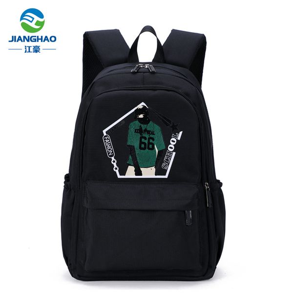 the new oxford cloth grade 6-8 junior high school schoolbag fashionable print schoolbag solid color boy backpack
the new oxford cloth grade 6-8 junior high school schoolbag fashionable print schoolbag solid color boy backpack