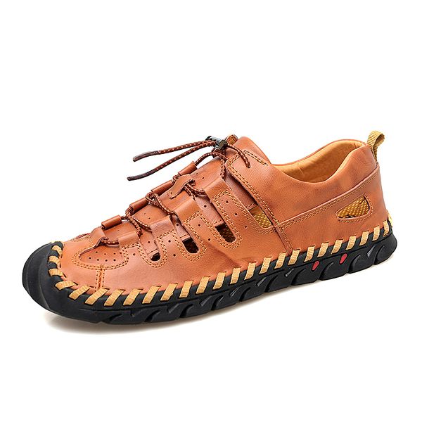 male shoes leather men sandals hook & loop walking gentleman beach sandals fashion outdoor casual sneakers, Black
male shoes leather men sandals hook & loop walking gentleman beach sandals fashion outdoor casual sneakers, Black