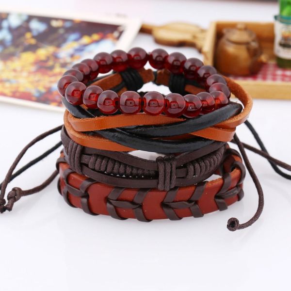 mix 4 wrap bracelets beads ethnic tribal bangle pu leather wristband, Golden;silver
mix 4 wrap bracelets beads ethnic tribal bangle pu leather wristband, Golden;silver