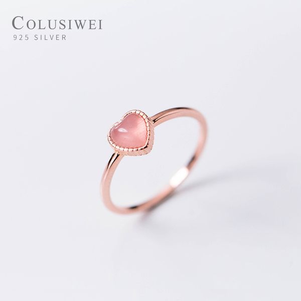 colusiwei authentic 925 sterling silver heart finger rings for women elegant natural opals adjustable band for wedding jewelry, Golden;silver
colusiwei authentic 925 sterling silver heart finger rings for women elegant natural opals adjustable band for wedding jewelry, Golden;silver