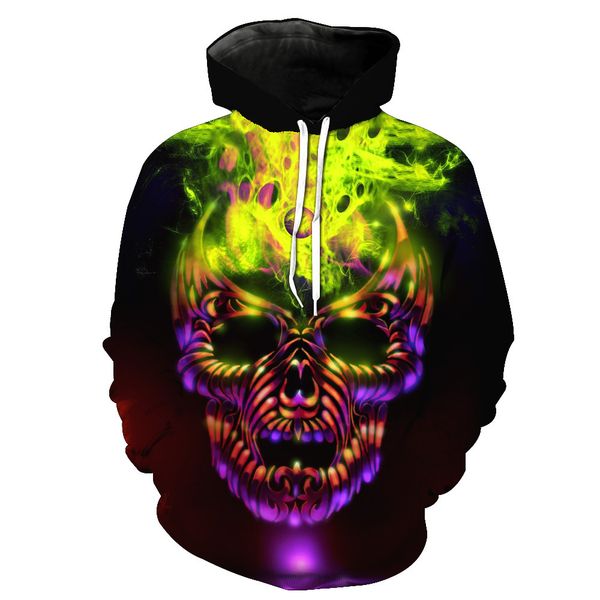 Mens 2019 Luxury Designer Clothes Colorful 3D Skull Prints Casual Hoodie Young Men Fashion Hipster Sweatshirt Designer Hoodies
Mens 2019 Luxury Designer Clothes Colorful 3D Skull Prints Casual Hoodie Young Men Fashion Hipster Sweatshirt Designer Hoodies