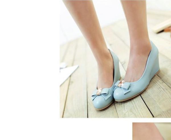 2020 spring and autumn with new style fashion slope heel round head bowknot women's shoes @mqwbh382, Black
2020 spring and autumn with new style fashion slope heel round head bowknot women's shoes @mqwbh382, Black