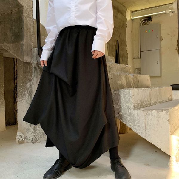 homens estilo japão irregular plissado saias calças masculino hip hop streetwear solto casual punk gótico kimono calças roupas d, Black
homens estilo japão irregular plissado saias calças masculino hip hop streetwear solto casual punk gótico kimono calças roupas d, Black