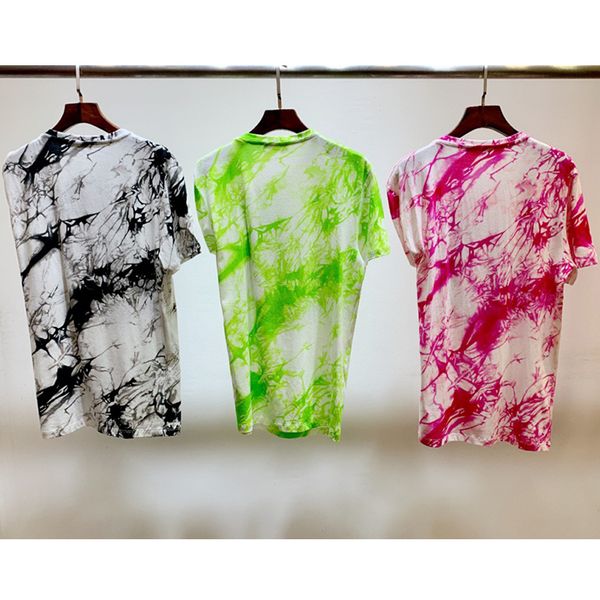 4.14 2020 spring summer new fashion tide o-neck print tie dye short sleeve cotton t-shirt, White
4.14 2020 spring summer new fashion tide o-neck print tie dye short sleeve cotton t-shirt, White