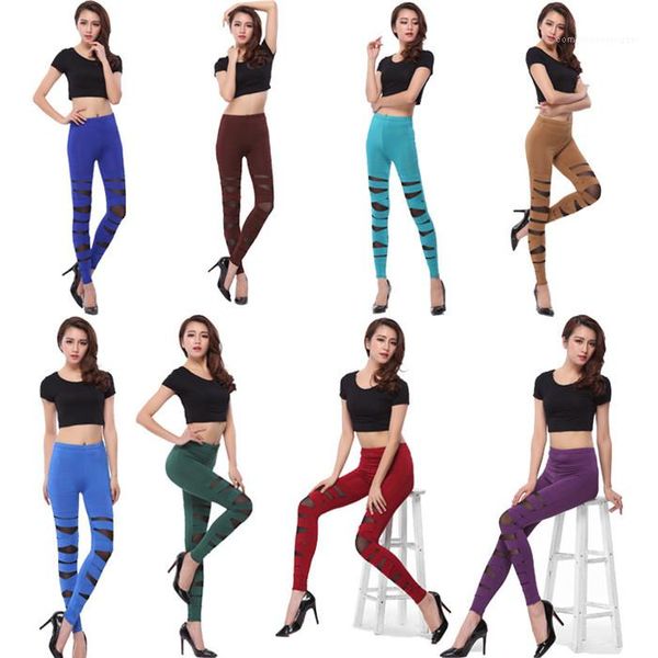 casual solid color bandage cross high waist cropped pants famale pants womens mesh hollow leggings, Black;white
casual solid color bandage cross high waist cropped pants famale pants womens mesh hollow leggings, Black;white