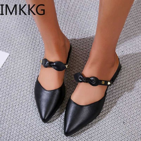 slippers women shoes mules pointed toe woman rivets slides summer loafers lady sandals women big size 43, Black
slippers women shoes mules pointed toe woman rivets slides summer loafers lady sandals women big size 43, Black