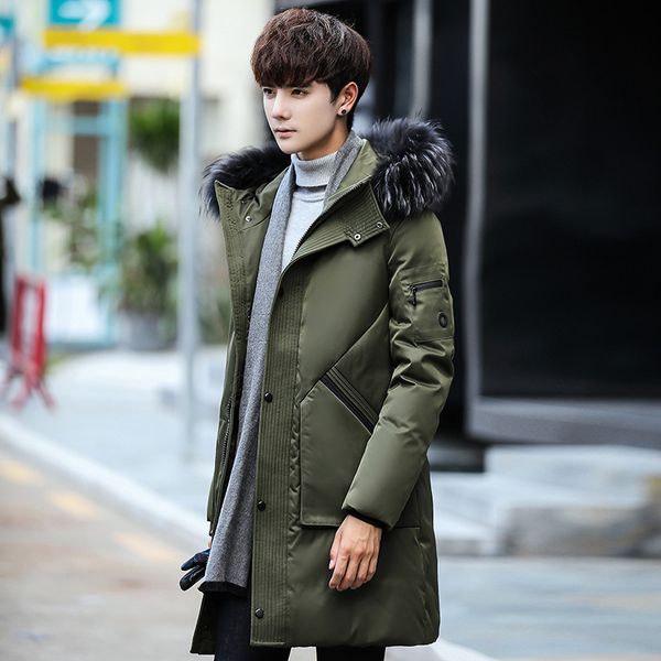 men's down & parkas mens fur collar acket winter coat hooded jackets men outdoor fashion casual thicken m-3xl, Black
men's down & parkas mens fur collar acket winter coat hooded jackets men outdoor fashion casual thicken m-3xl, Black