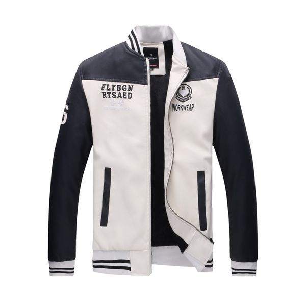 2019 autumn winter coats pilot pu bomber leather jacket men new biker motorcycle jackets youth baseball overcoat streetwear hip hop clothes, Black
2019 autumn winter coats pilot pu bomber leather jacket men new biker motorcycle jackets youth baseball overcoat streetwear hip hop clothes, Black