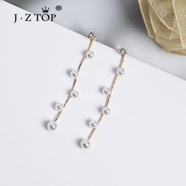 stud jzfashion statement jewelry imitation pearl tassel earrings fairy long crystal earring for femme accessories, Golden;silver
stud jzfashion statement jewelry imitation pearl tassel earrings fairy long crystal earring for femme accessories, Golden;silver