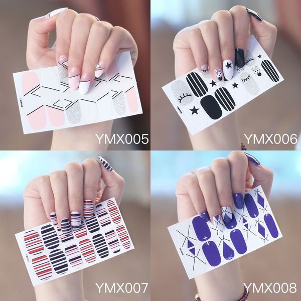 14tips/sheet beauty nail art stickers full cover sticker wraps decorations diy manicure slider nail vinyls adhesive nails decals, Black
14tips/sheet beauty nail art stickers full cover sticker wraps decorations diy manicure slider nail vinyls adhesive nails decals, Black