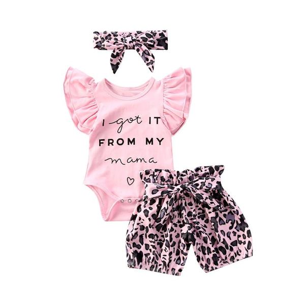 new 3pcs/set baby girl lepard clothes summer toddler kids sleeve romper +shorts+headband outfits, White
new 3pcs/set baby girl lepard clothes summer toddler kids sleeve romper +shorts+headband outfits, White