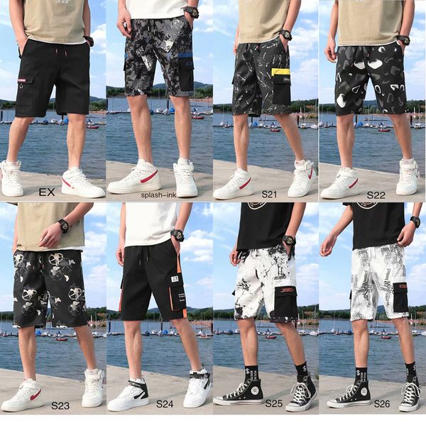 men's shorts 2021 summer casual loose elastic waist safari style jogging sports fashion hip hop streetwear men, White;black
men's shorts 2021 summer casual loose elastic waist safari style jogging sports fashion hip hop streetwear men, White;black