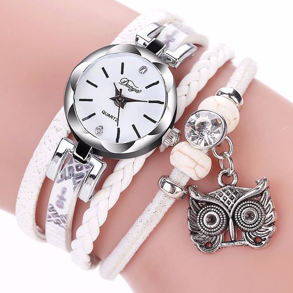 duoya women's fashion owl timepiece watch leather casual deluxe analog quartz crystal bracelet watch ladies reloj mujer, Slivery;brown
duoya women's fashion owl timepiece watch leather casual deluxe analog quartz crystal bracelet watch ladies reloj mujer, Slivery;brown