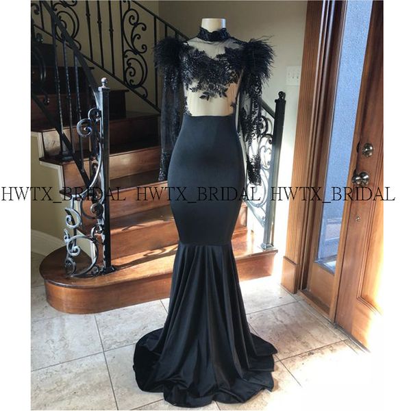 black illusion bodice evening dress 2019 vestidos de fiesta de noche long sleeve high neck feathers mermaid formal evening gown, White;black
black illusion bodice evening dress 2019 vestidos de fiesta de noche long sleeve high neck feathers mermaid formal evening gown, White;black