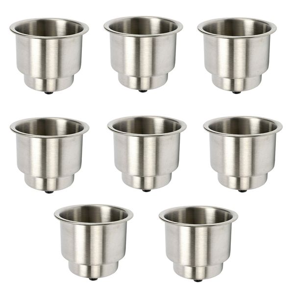 8pcs 304 stainless steel marine mount cup holder for boat car truck camping rv with drain
8pcs 304 stainless steel marine mount cup holder for boat car truck camping rv with drain
