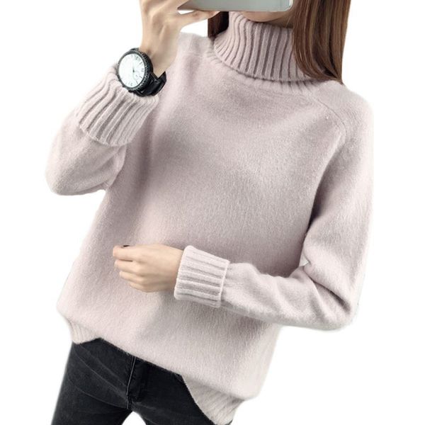 fashion autumn and winter thick sweater pullover women long-sleeved casual warm basic high-neck sweater women's knit top, White;black
fashion autumn and winter thick sweater pullover women long-sleeved casual warm basic high-neck sweater women's knit top, White;black