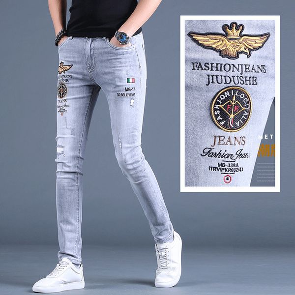 mens 2020 luxury designer clothes jeans for men fashion skinny ripped hip hop denim pants biker rock revival motorcycle mens designer jeans, Blue
mens 2020 luxury designer clothes jeans for men fashion skinny ripped hip hop denim pants biker rock revival motorcycle mens designer jeans, Blue