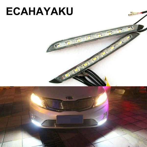 ecahayaku 1pair led daytime running light drl for kia k2 rio 2011 2012 2013 2014 drl with yellow turning signal lights day lamp
ecahayaku 1pair led daytime running light drl for kia k2 rio 2011 2012 2013 2014 drl with yellow turning signal lights day lamp